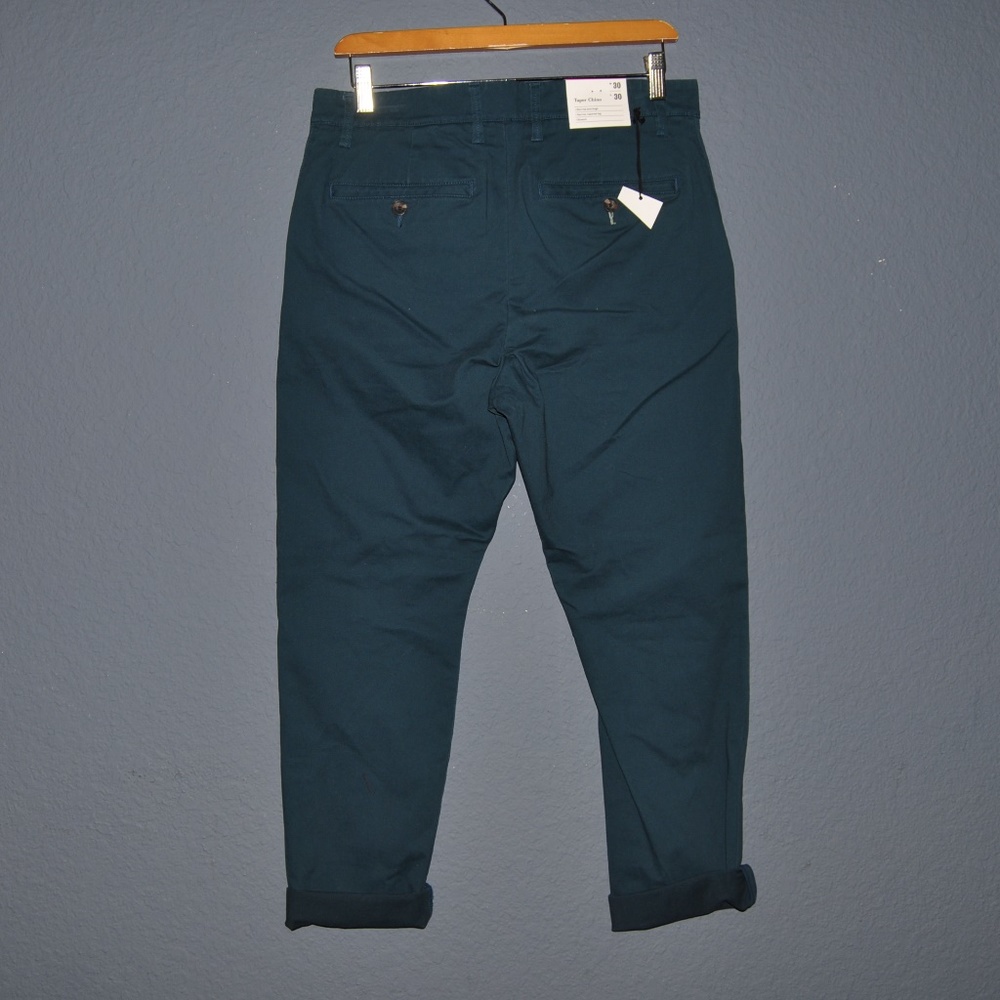 NEW Men's Teal Taper Fit Hennepin Chino Pants NWT - Picture 5 of 8